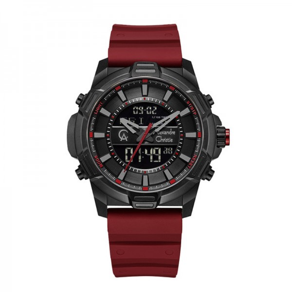 Alexandre Christie AC 9375 Black Red MHRIPBARE